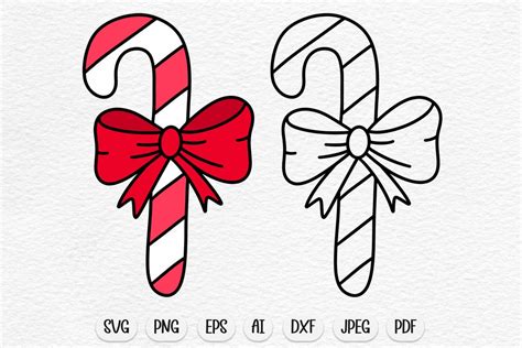 Candy Cane Svg Christmas Svg Candy Svg Christmas Candy Svg