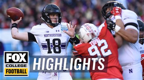 Utah Vs Northwestern Fox College Football Highlights Youtube