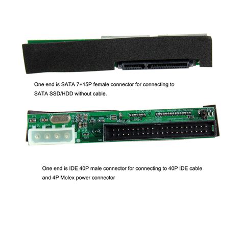 Pin Sata Female To Inch Ide Sata To Ide Adapter Converter