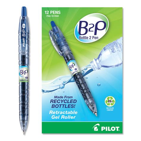 Pil31601 Pilot® 31601 B2p Bottle 2 Pen Recycled Gel Pen Retractable