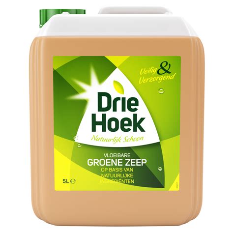 Driehoek Vloeibare Groene Zeep 5 Liter Plein Nl