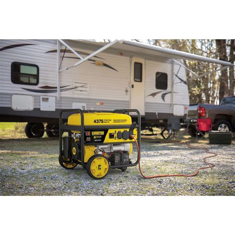 Champion Power Equipment 43753500w Portable Generator With Remote Start Surge Watts 4375