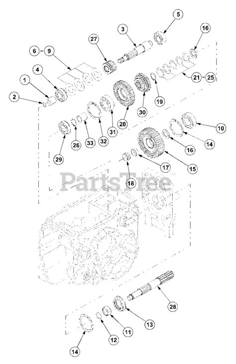 Cub Cadet 7530 54af45f 710 Cub Cadet Compact Tractor Transmission Part 5 Parts Lookup With