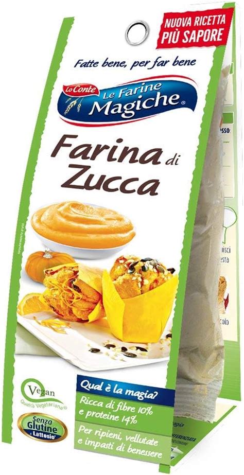 Le Farine Magiche Farina Di Zucca Senza Glutine Ricca Di Fibre