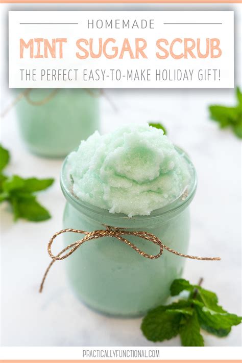 Homemade Mint Sugar Scrub Recipe