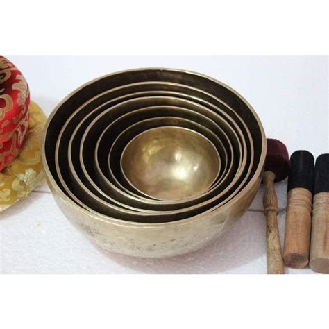 Buy Online Chakra Healing Tibetan Singing Bowls Set Of Pieces Hand