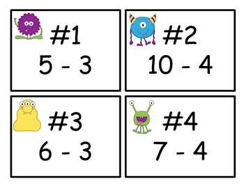 Monster Math Unit {addition and subtraction} by Sarah Hankinson | TpT