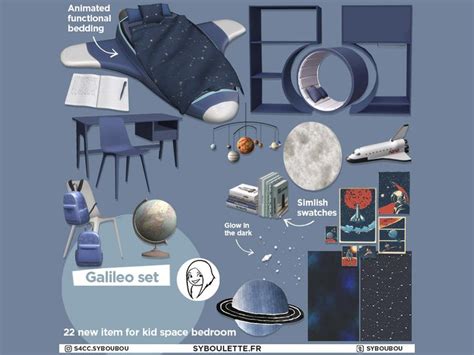 The Sims Resource Patreon Early Release Galileo Set Part Desk