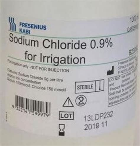 Sodium Chloride Kabi Ml B Bottle