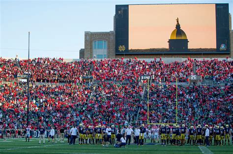 Notre Dame Stadium Seating Chart Cabinets Matttroy