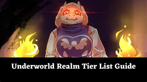 Underworld Realm Tier List: Souls & Monsters [January 2025] - MrGuider