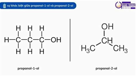 su khac biet giua propanol  ol va propanol  ol
