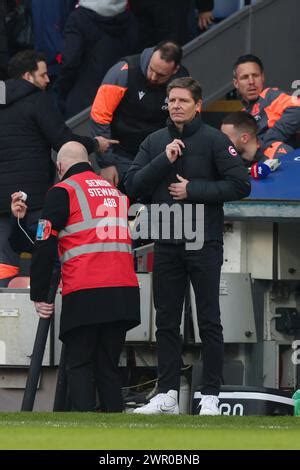 Oliver Glasner Manager of Crystal Palace after match press conference ...