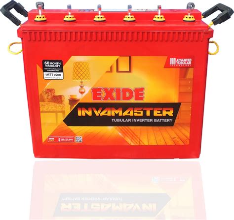 Exide Imtt1500 150ah Tall Tubular Battery With 60 Month Warranty Tubular Inverter Battery 150ah