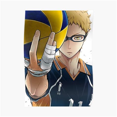 Haikyuu Tsukishima Kei Poster For Sale By Marucchi Redbubble