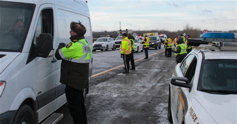 La Sûreté du Québec sensibilise les automobilistes au corridor de sécurité