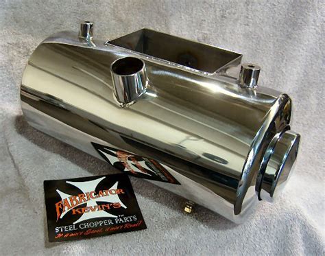 Custom Stainless Steel Oil Tanks Fab Kevin Real Steel Motorcycle Parts