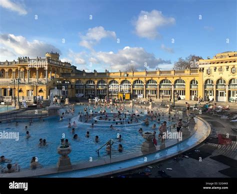 Budapest thermal baths Stock Photo - Alamy