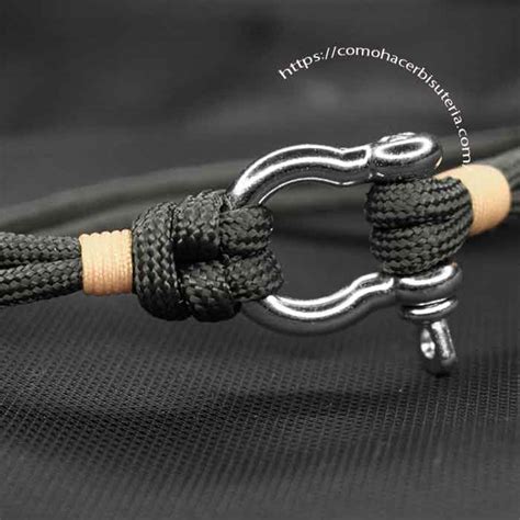 Tutorial Pulsera Paracord Con Grillete De Piedra Y Cristal