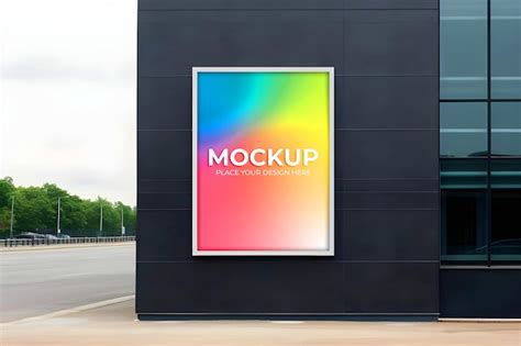 Premium PSD Blank Billboard Mockup In The City Ai Generated