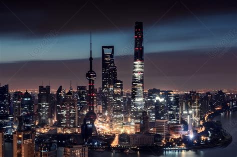 The Bund Night View Her Back Picture And HD Photos | Free Download On ...