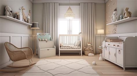 Premium Photo | Modern baby room interior children's room and baby interior