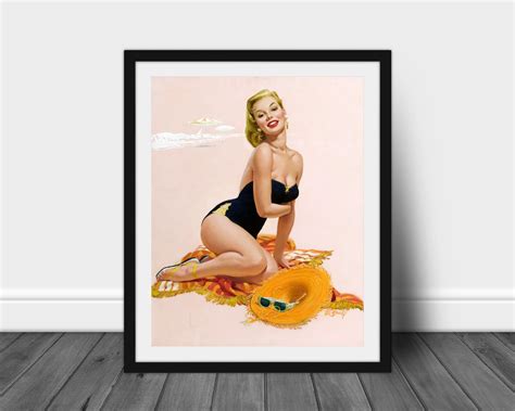 Set Of 27 Al Buell Pin Up Posters Vintage American Pin Up Posters High Resolution Digital