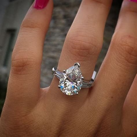 Top 10 Engagement Ring Designs Pear Shaped Diamond Engagement Ring