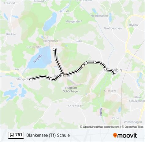 751 Route Schedules Stops Maps Blankensee Tf Schule Updated