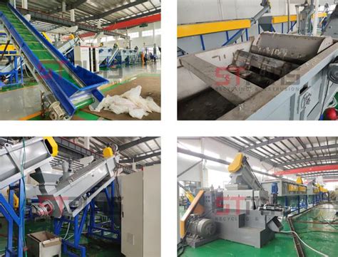 Rinsing And Sorting Floating Washing Machine Pp Pe Film Washing Tank