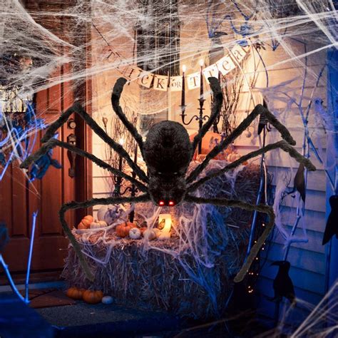 4ft Large Halloween Spider Haunted House Prop Indoor Outdoor Party