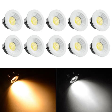 Led Mini Strahler Einbauleuchten Einbauspots Lampe Minispot V W Ebay