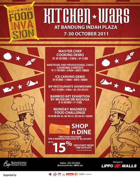 Bandung Indah Plaza October Promotion Kitchen Wars On Behance