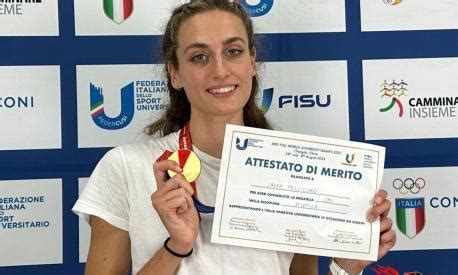 Universiadi Di Chengdu La Doppietta Di Laura Pellicoro