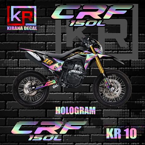 Jual Decal Hologram Crf L Fullbody Dekal Stiker Hologram Crf L