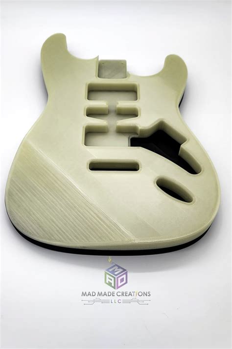 Strat HSH Style Guitar Body - MAD Made Creations LLC | One Piece 3D ...