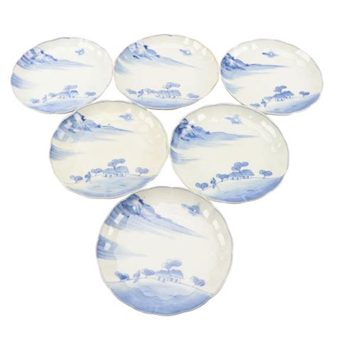 Japanese Arita Porcelain Plates | EBTH