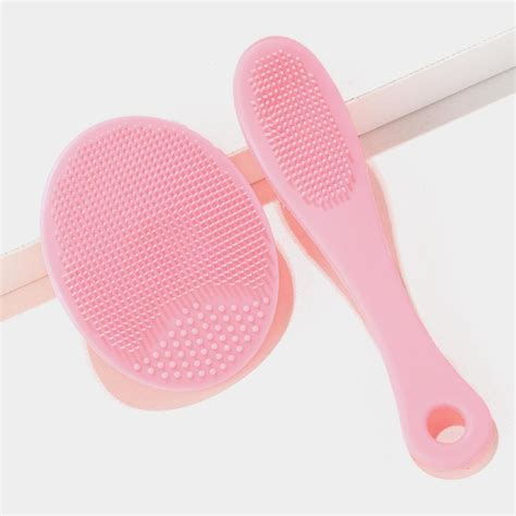 Cheap 2 Pcs 1 Set Silicone Facial Cleansing Brush And Nasal Wash Brush