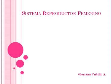 Ppt Sistema Reproductor Femenino Powerpoint Presentation Free To