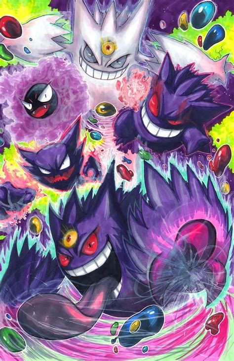 Pokemon Mega Gengar Wallpapers on WallpaperDog