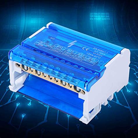 Heavy Duty Bus Bar Power Distribution Box Terminal Block Din Rail