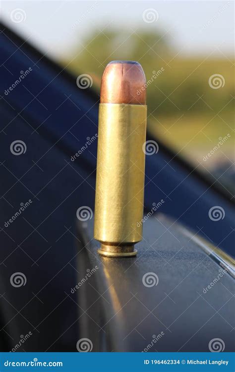 .50 cal ammo for handgun stock photo. Image of metal - 196462334