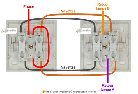 Branchement Interrupteur Double Va Et Vient Double Commande Va Et