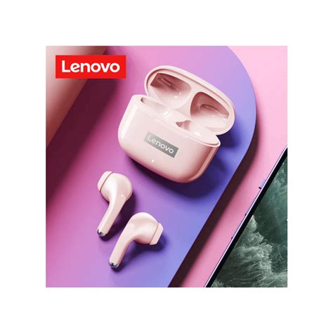 Fone Sem Fio Bluetooth Lenovo Lp Pro Rosa Item De M Sica Lenovo