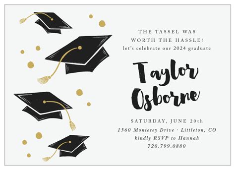 Editable Graduation Invitations Templates