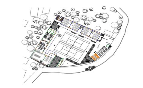 School Building plan - Cadbull