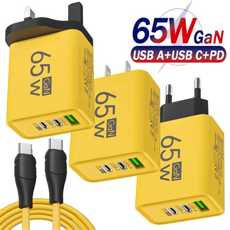 W Y Ksek H Zl Gan Cep Telefonu Arj Qc Port Usb Tip C