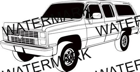 Chevy Suburban Clipart