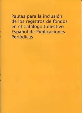 Pautas para la inclusión de los registros de fondos en el Catálogo