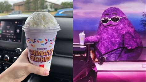 McDonald's: "Understood the assignment": McDonald's Grimace birthday ...